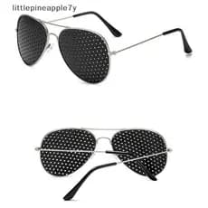 little Retro Pinhole Óculos De Sol Pequenos Buracos Melhoradores De Visão Unissex [COD]