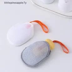 Rede De Espuma Para Limpeza De Banho , Saco De Sabonete Dupla Face , Esponjas Esfoliantes Corporais , Malha De Banheiro