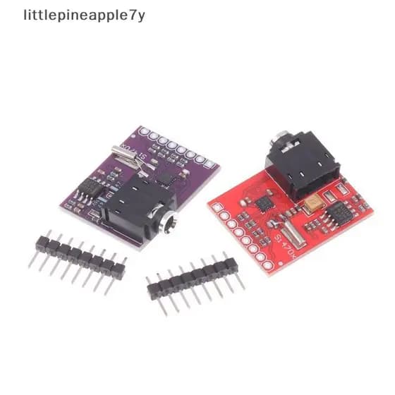 Módulo Receptor De Rádio FM Pequeno Si4703 Com Interface RDS I2C 3.3 V Para Projeto De Áudio DIY ESP32 [COD]