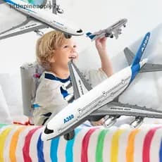 Pequeno Modelo De Brinquedo De Avião De Liga De Inércia Puxar Para Trás Crianças Simulação Presente Meninos [COD]