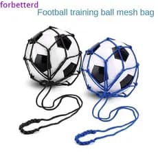 Treinador De Chuter De Rede De Bola De Futebol  , Bolsa De Malha Preta , Bolso Para Chute , Verde