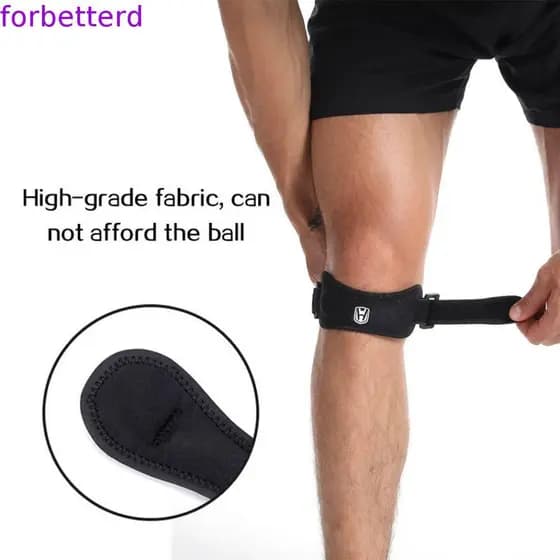 FORBETTERD 1 Par De Joelheiras Esportivas , Cinta De Patela Esportiva De Compressão Eva Joelheira Com Absorção De Choque
