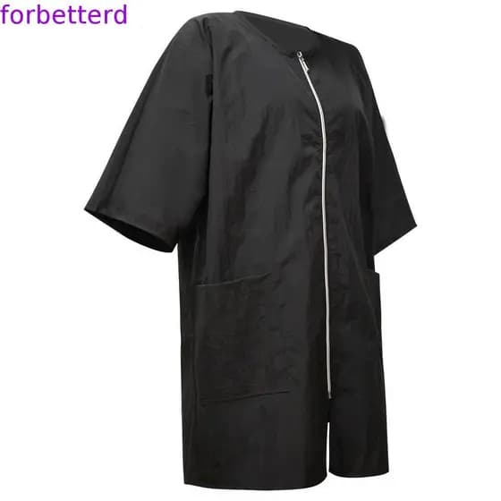 Capa De Cabeleireiro Para FORBETTERD , Vestido De Corte De Cabelo Profissional Barbeiro Com Manga