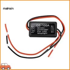 [Ma] LED Freio Traseiro Parada Strobe Flash Módulo Controlador De Sinal Luz Traseira DC 12V-16V
