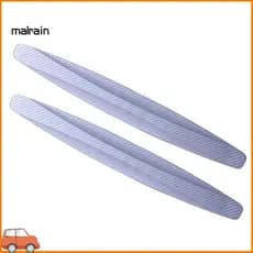 [Ma] 2 Unidades De Textura De Fibra De Carbono Para Carro SUV Faixa De Proteção De Borda Protetora Anti-Fricção