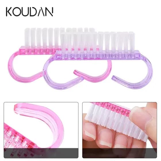 Mini Escova De Limpeza De Chifre Para Design De Unhas Kit De Manicure Remoção De Poeira Peça Única KOUDAN
