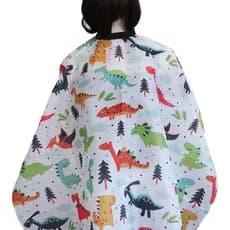 Capa De Corte De Cabelo Infantil De Desenho Animado , Cabeleireiro Profissional Fofa Para Crianças , Tingimento