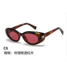 Óculos de Sol Femininos Retro Oval Pequeno 2026, Versão Coreana, Novo Modelo Olho de Gato, Óculos de Alta Qualidade Euro