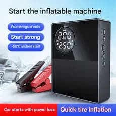Novo Carro De Partida De Emergência power starter bank Bomba De Ar Portátil