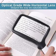 FALLFORBEAUTYEJ Lupa Para Leitura Com 5 Luzes LED Ferramenta Bordado Baixa Visão Costura Idosos