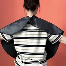 [hundr] Capa Para Corte De Cabelo Pro Salon Cabeleireiro Vestido De Pano Barbeiro Avental De À Prova D'água Capas