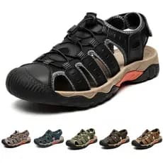 Sandálias sapatos masculinos caminhadas ao ar livre sapatos casuais sapatos de praia moda caminhadas sapatos