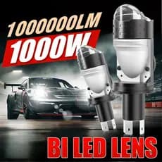 100000LM Bus 1000w/H4 Led Mini Projetor Lente De Carro Kit De Conversão De Farol Hi/Lo