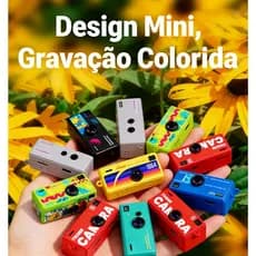 Câmera Infantil G6 Thumb Camera Ultra Mini 1080P Gravação De Alta Definição  Foco Automático Grande