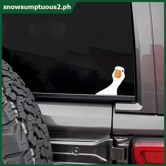 Criativo Bonito Interessante Impermeável Durável PVC Vinil Du Decalque Para Carro Tru Adorável Janela Corpo Do Stier [SN