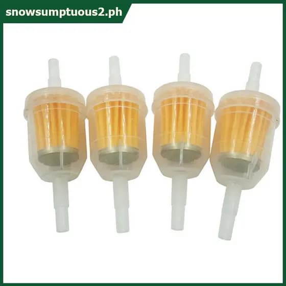 5x Filtro De Combustível De Gás Interno Grande Universal Gasolina 6mm/1/4 " 5/16 " Linhas [SNOW]