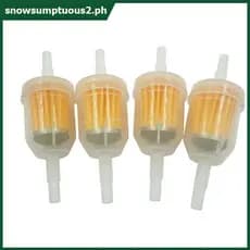 5x Filtro De Combustível De Gás Interno Grande Universal Gasolina 6mm/1/4 " 5/16 " Linhas [SNOW]