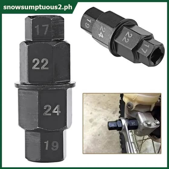 Roda Dianteira Da Motocicleta 17 19 22 24mm Eixo Sextavado Ferramenta De Remoção Do Driver [SNOW]