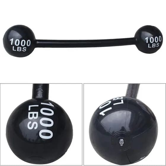 NEXMO Fitness Haltere Brinquedos Simulação Ginásio Engraçados Presentes Da Criança Interação Jogo Adereços Engrossado Br