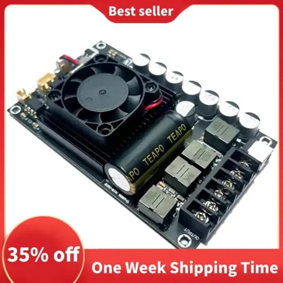 Placa Amplificadora Digital HIFI Atualizada MAX TPA3255 600W De Alta Potência 300W X 2 Estéreo De Baixo Ruído