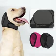 Protetor De Orelha Calmante Para Cães  , Capas Ajustáveis De Cachorro Antirruído , Protetores Com Redução De Ruído