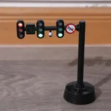 Sinais De Luz De Brinquedo De Trânsito  , Brinquedos Modelo Mini De Parada , Blocos De Construção De Semáforo De S