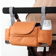 Organizador De Carrinho De Bebê  , Bolsa Suspensa Para Com Design Removível De Grande Capacidade De Tecido wirh
