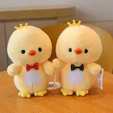 Brinquedo De Pelúcia De Pato Amarelo  , Travesseiro De Simulação Fofo E Confortável , Desenho Animado