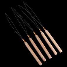 5 Pçs/set Threader Puxando Agulha , Crochê Profissional Micro Anéis Loop Ferramenta , Alça