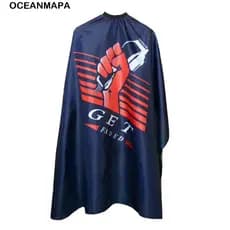 Capa De Corte De Cabelo OCEANMAPA , Vestido De Pano De Cabeleireiro Profissional Antiestático , Barbeiro Para Salão