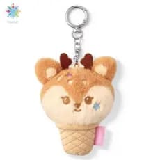Chaveiro Com Pingente De Cone De Mini Sorvete De Verão-Acessório Fofo Para Adolescentes