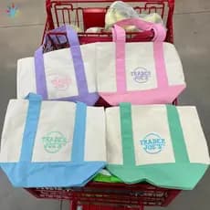 Sacola De Lona Fashion 2026 – Bolsa De Compras Pequena Para Mulheres
