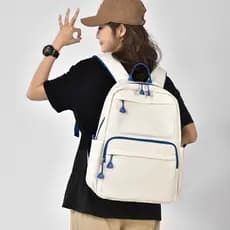 Moda mochila grande capacidade simples mochila de viagem casual computador saco casual mochila feminina