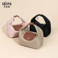 Bolsa de lancheira portátil de Nylon à prova d'água hobo Commuter bolsa de mão Casual bolsa de bolinho bolsa mensageiro