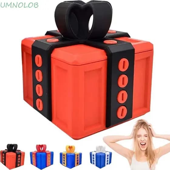UMNOLOB Annoying Box , Twist Storage 3D Impresso Prank Caixa , Decorações Divertidas Gag Joke Toy