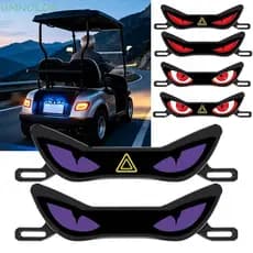 UMNOLOB Demon Eye LED Luz De Placa De Licença , Lâmpada De Olho De Advertência De Motocicleta À Prova D'água Brilhante ,