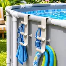 Cabide Telescópico UMNOLOB , Suporte De Poste De Piscina Multifuncional De Plástico , Gancho Universal Para Pendurar Rou