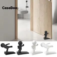 Rolha De Porta TOPABCUF , Figura De Ação Sem Perfuração , Batente Decorativo , Amortecedor Anticolisão De Desenho Animad