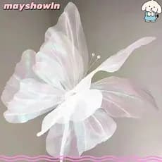 Flores Artificiais De Borboleta MAYSHOWLN , Grande Colorida De Seda , Cabeça De Flor De 50 Cm