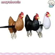 Brincos De Frango Pintados À Mão MAYSHOWLN , Engraçados E Leves , Retrô Feitos