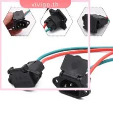 Tomada De Carregamento De Veículo Para Scooter Elétrica , Conector De Fio Cabo De Carro E-bike