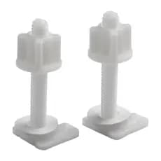 Parafusos De Reparo De Dobradiça De Assento De Vaso Sanitário De Plástico + Montagem + Acessórios De Kit De Arruelas