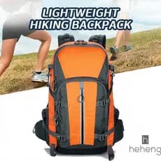 Mochila De Caminhada Impermeável Leve 45L-Bolsa Esportiva Reflexiva De Nylon Para Montanhismo