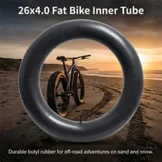 Tubo Interno Da Bicicleta Do Pneu Gordo 26x4.0-Alta Elasticidade Válvula De Borracha Butílica