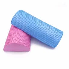 Bloco De Ioga Meio Redondo 30-45 Cm Pilates Fitness Rolo De Espuma Academia Aptidão Restauração Muscular