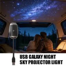 Luz De Projetor USB Para Atmosfera De Carro  , Lâmpada Galaxy Plug and Play Alimentada Por , Grande Alcance