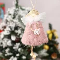 Natal Anjo Boneca Fontes De Festa Menina Decoração Para Casa Suprimentos De Gota Ornamentos De Inverno Da Árvo