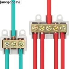 JANEGOODSVI Terminal De Fiação Tipo T Caixa De Junção De Cabo Elétrico Divisor Conector De Fio Rápido Universal