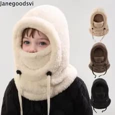 Balaclava Inverno Europeu Crianças à Prova De Vento Proteger A Cabeça, Orelhas, Rosto, Pescoço