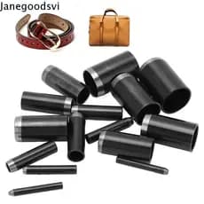 Furador De Couro JANEGOODSVI , Perfurador Redondo De 15 Tamanhos De 1-15 Mm , Ferramenta De Perfuração Artesanal Oca